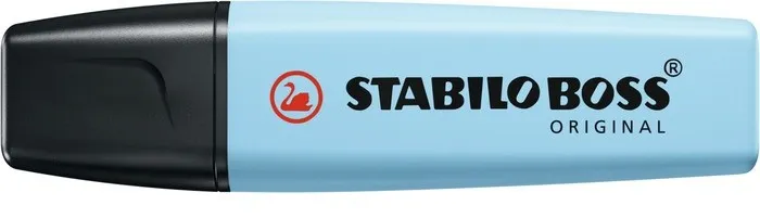 STABILO BOSS Original Pastell evidenziatore 1 pz Punta smussata Blu - immagine 1