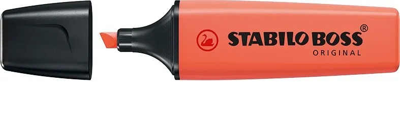 STABILO Boss Original Pastel markeerstift faded coral-red (lichtoranje) - immagine 1