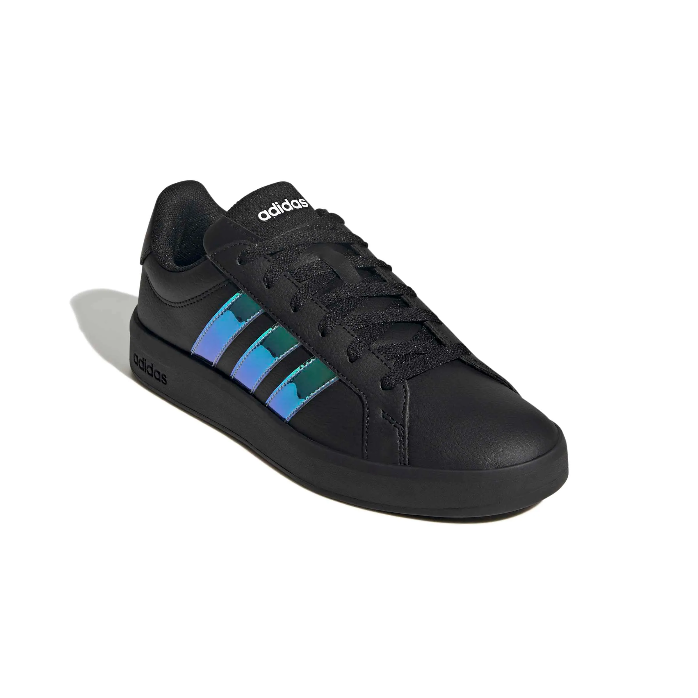 adidas Donna Grand Court Base 3.0 CHOES, Core Black/Core Black/Ftwr White, 39 1/3 EU - immagine 3