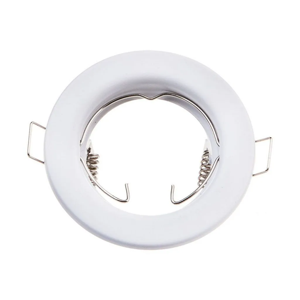 V-TAC Portafaretto LED da Incasso Rotondo GU10 e GU5.3 (MR16) Colore Bianco (Box 2 Pezzi) - immagine 1