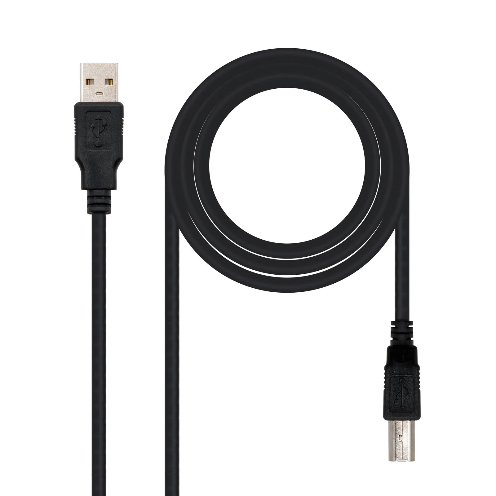 Nanocable 10.01.0104-BK cavo USB 3 m USB 2.0 USB A USB B Nero - immagine 1