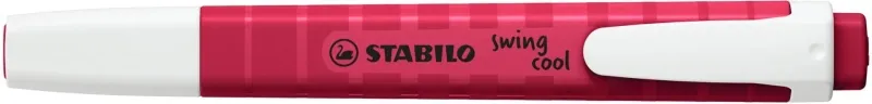 Pennarello fluorescente Stabilo Swing Cool Naturecolors Wildflower - Corpo piatto - Punta a scalpello - Tratto da 1 a 4 mm - Inchiostro a base d'acqua - Anti-essiccazione - Rosso bordeaux - immagine 1