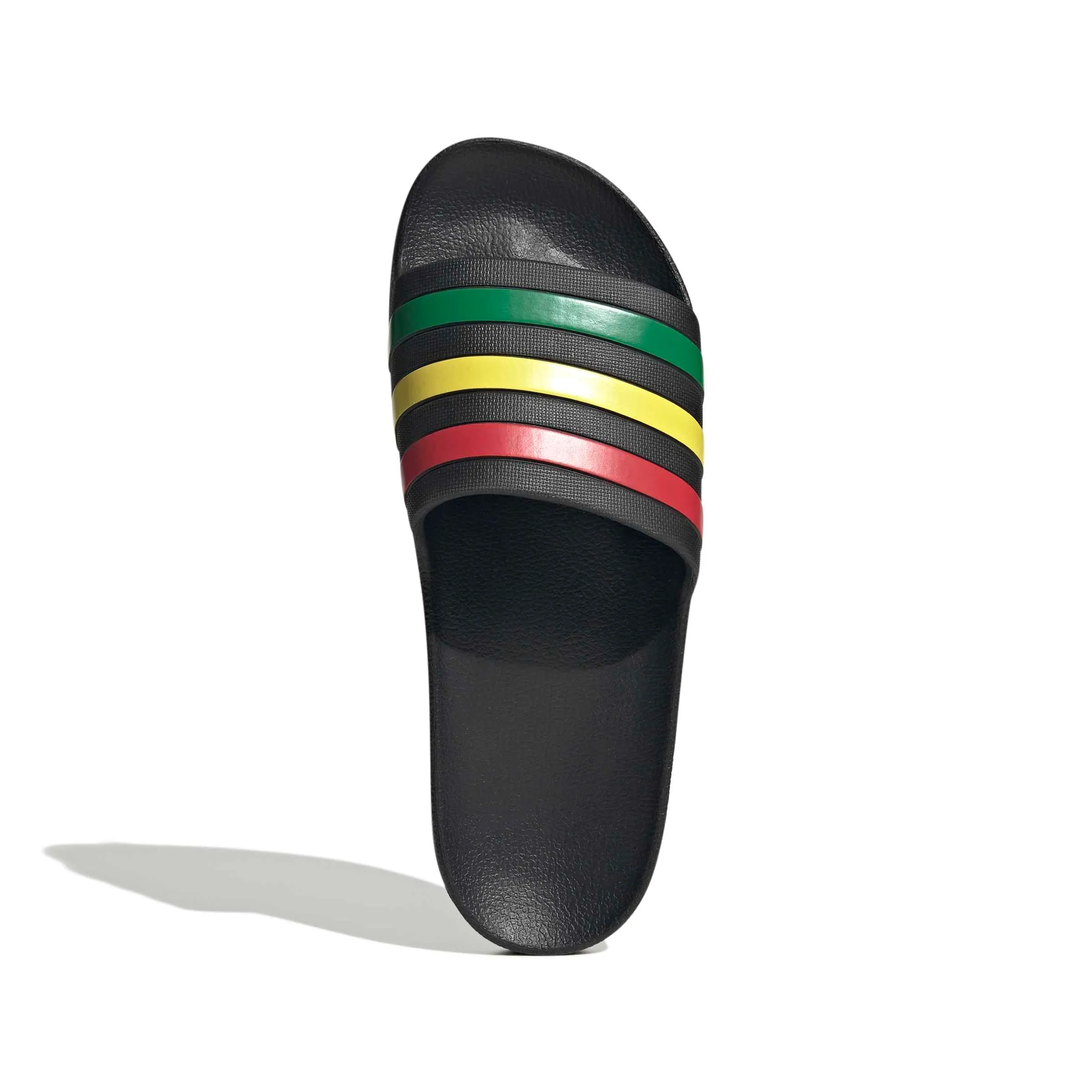 adidas Unisex Adilette Aqua Slides Core Black/Green/Pure Ruby 5 UK 38 EU - immagine 3