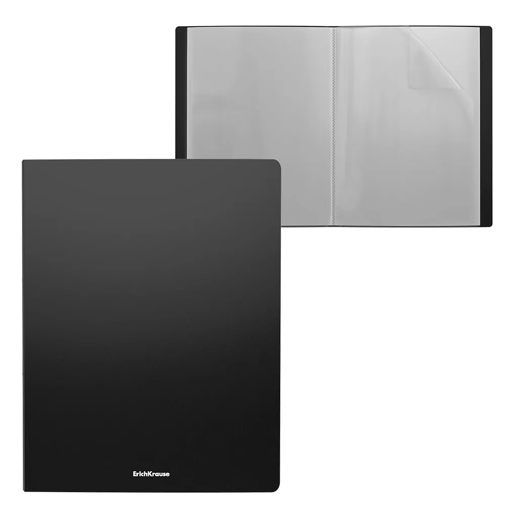 Cartelle Erichkrause con copertine Classic opache - 20 copertine - Formato A4 - Colore nero - immagine 1
