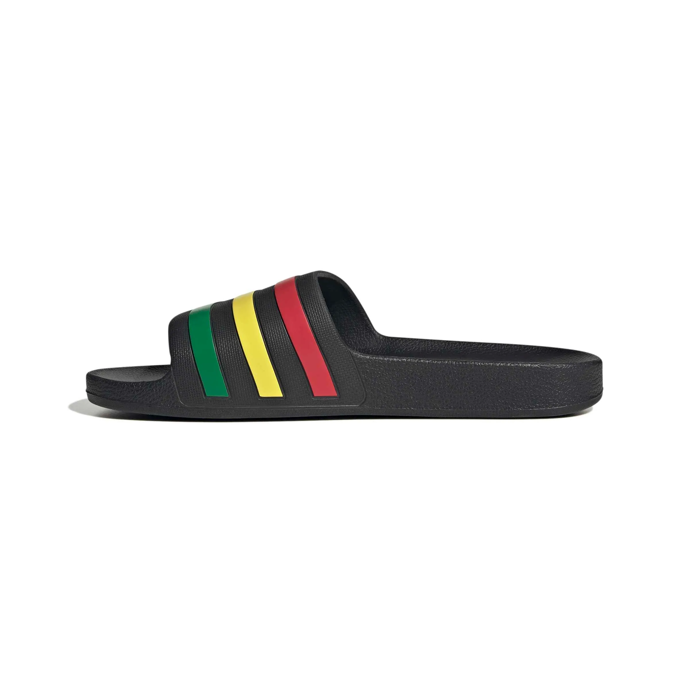 adidas Unisex Adilette Aqua Slides Core Black/Green/Pure Ruby 6 UK 39 EU - immagine 2