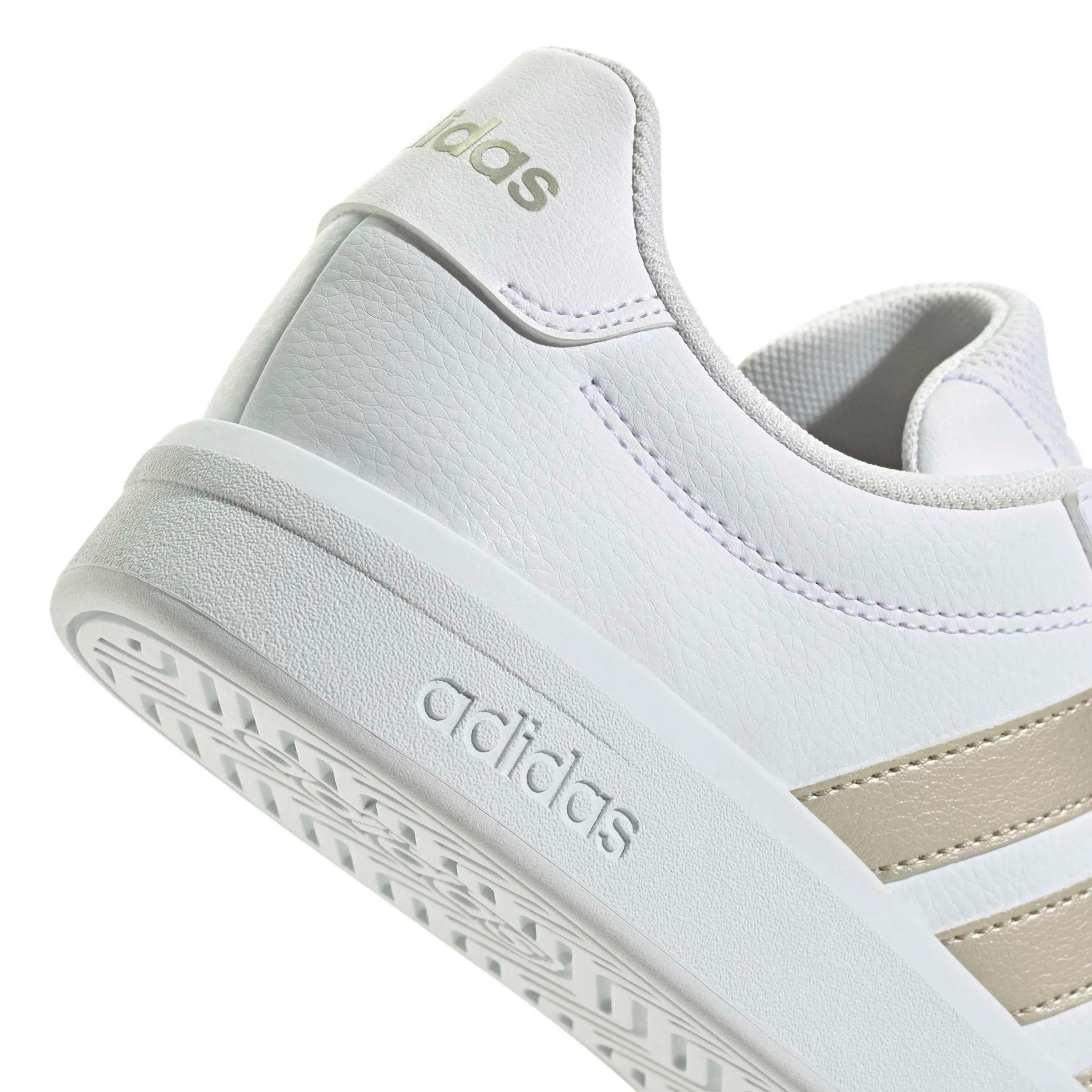 adidas Donna Grand Court Base 3.0 Shoes, Ftwr White/Cyber Met./Ftwr White, 36 2/3 EU - immagine 6