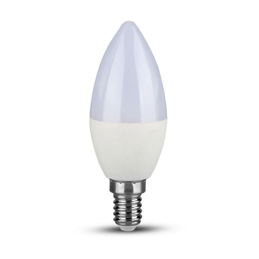 V-TAC PRO Lampadina LED Chip Samsung E14 7W Candela 3000K - immagine 1