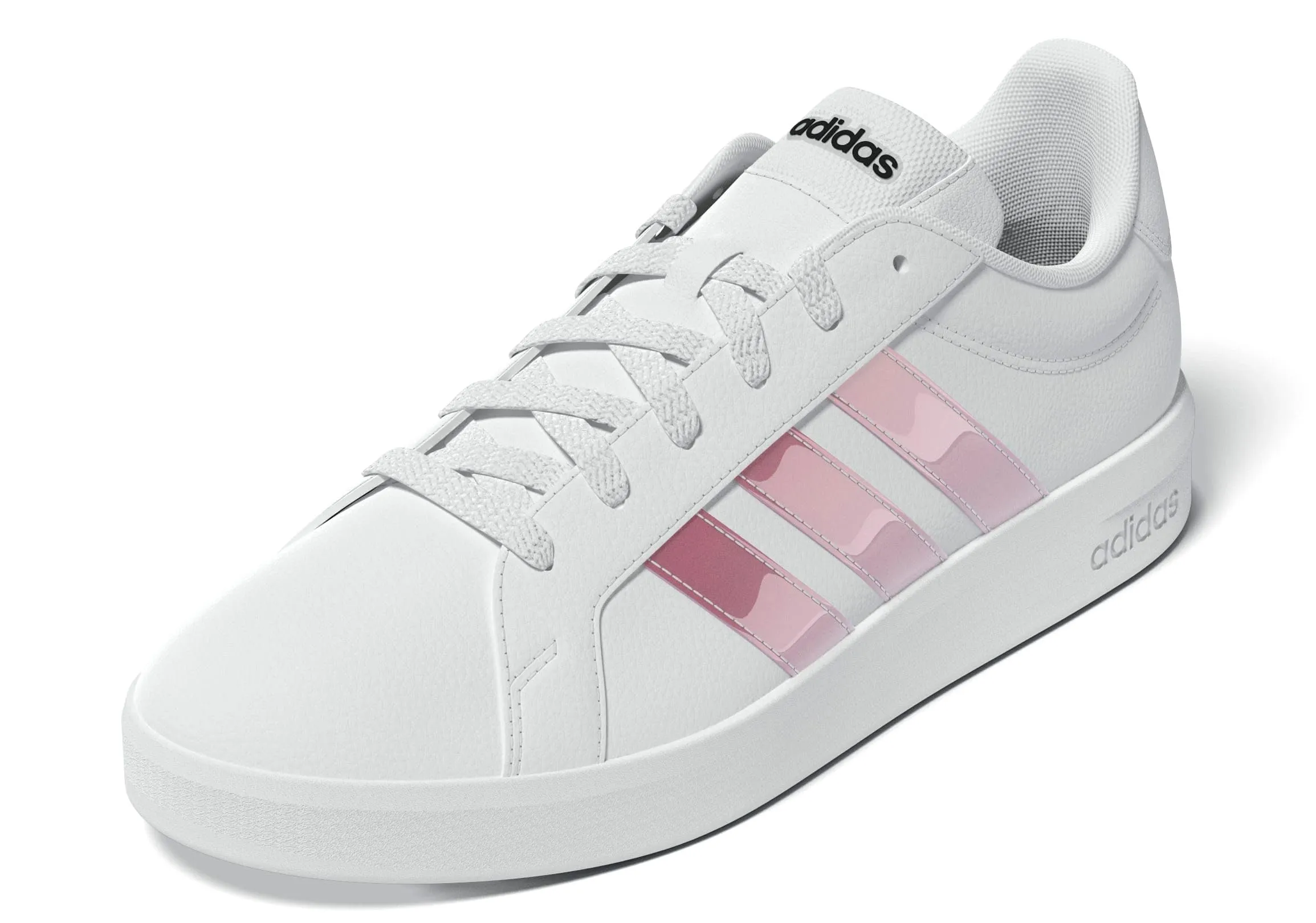 adidas Donna Grand Court Base 3.0 CHOES, Ftwr White/Ftwr White/Core Black, 38 EU - immagine 1