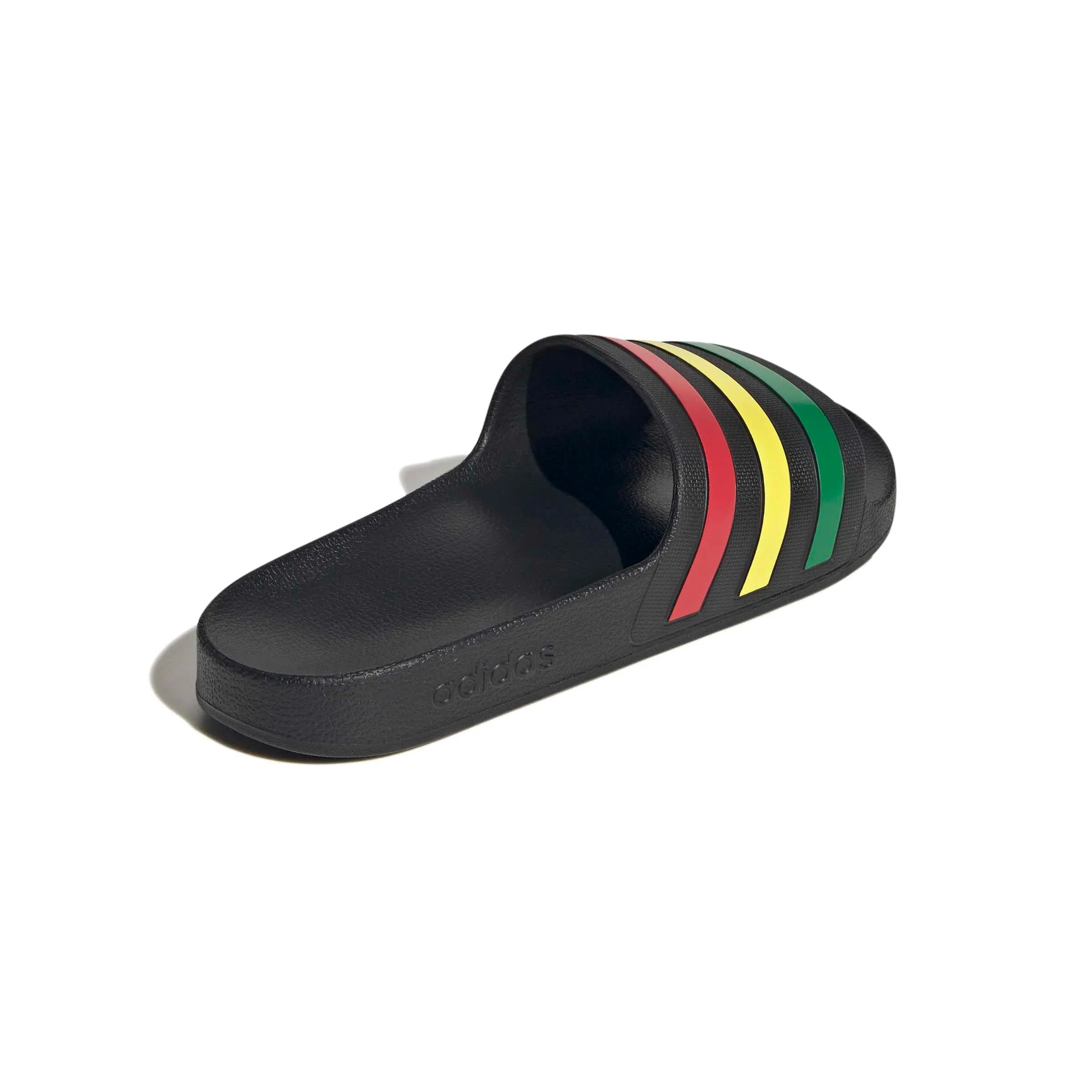 adidas Unisex Adilette Aqua Slides Core Black/Green/Pure Ruby 8 UK 42 EU - immagine 4