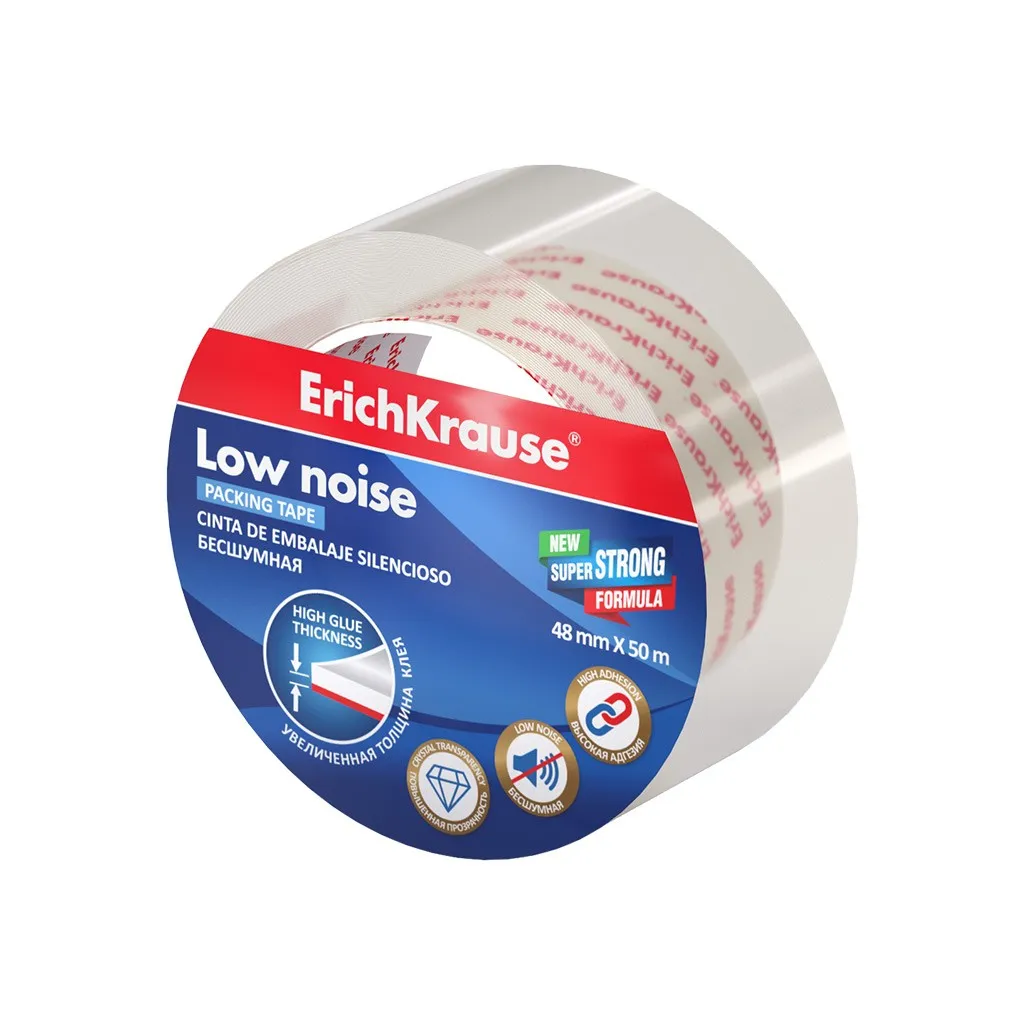 Nastro sigillanteErichkrause - 48 mm x 50 m - Colore trasparente - immagine 1