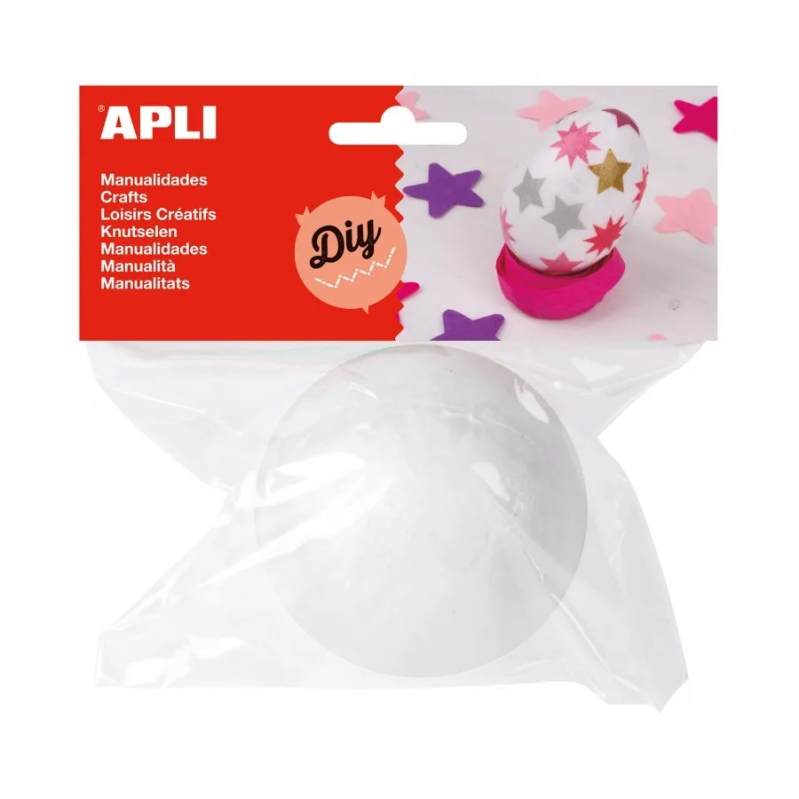 Sfera Apli Porexpan Ø 80 mm - Colore Bianco - immagine 1