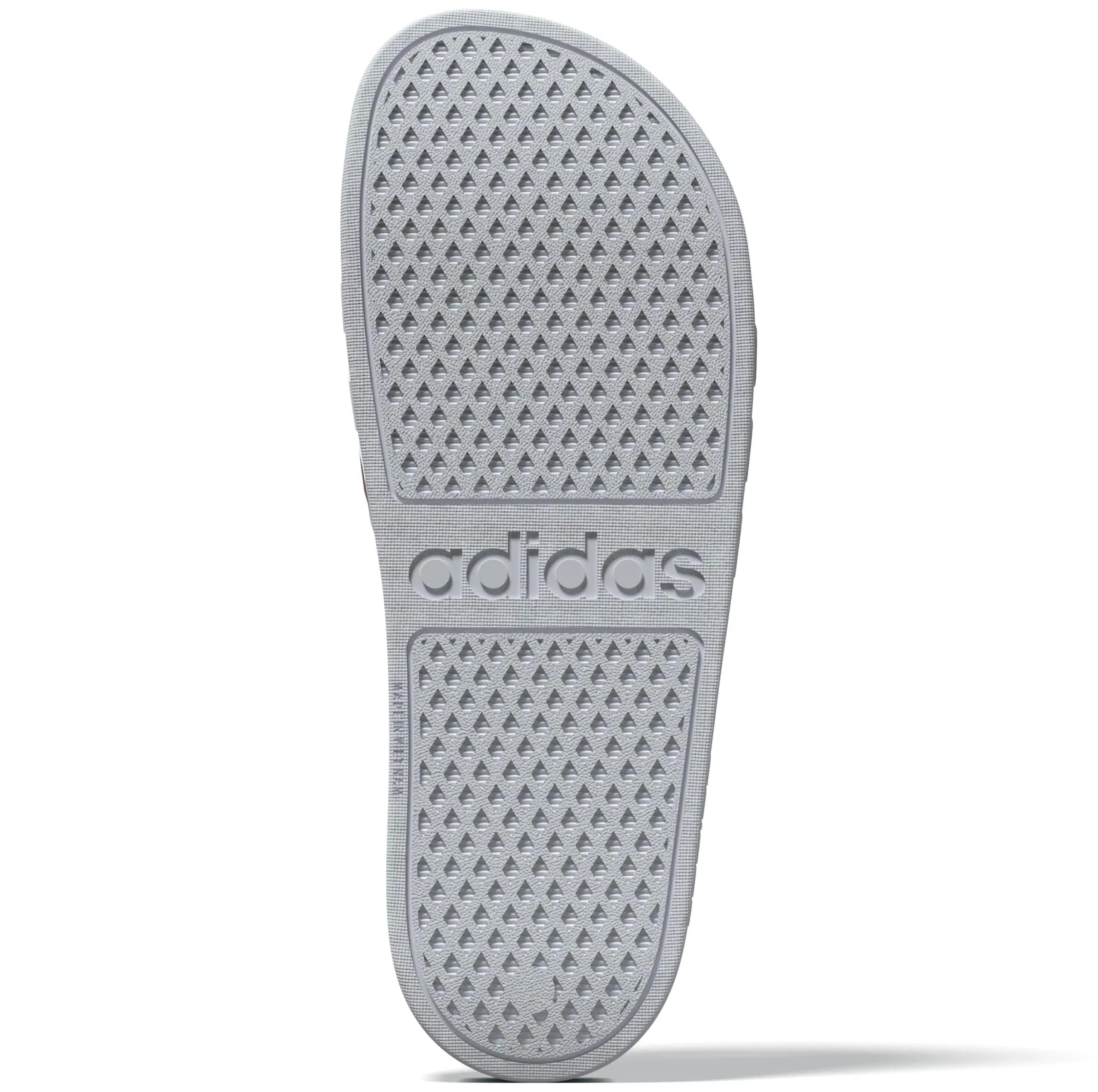 adidas Unisex Adilette Aqua Slides Ftwr White/Team Power Red 2/Crew Yellow 9 UK 43 EU - immagine 9