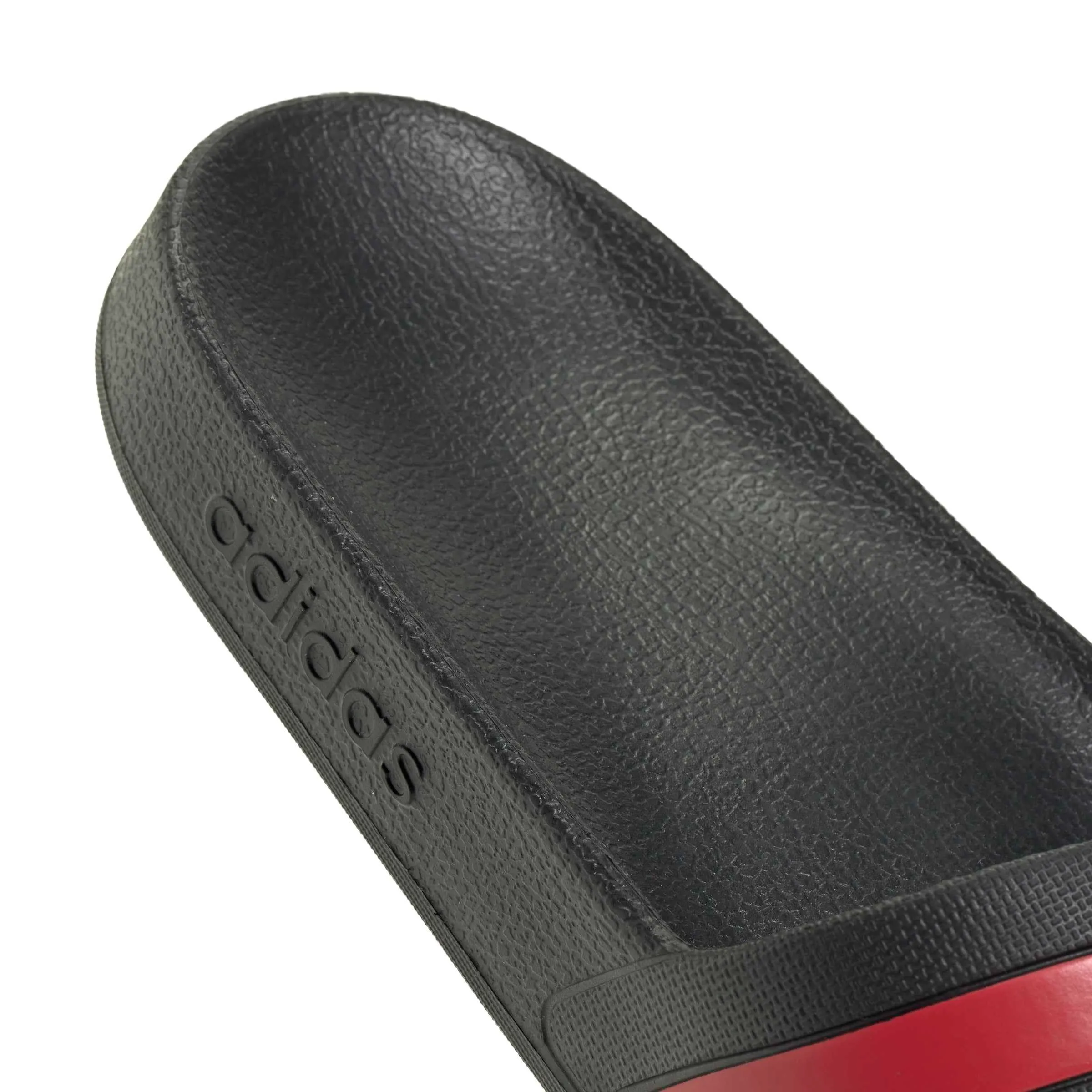 adidas Unisex Adilette Aqua Slides Core Black/Green/Pure Ruby 12 UK 47 EU - immagine 7