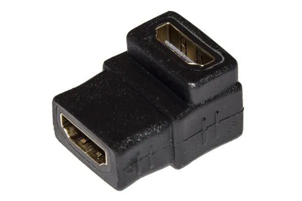 Adattatore Hdmi Femmina/Femmina 90° - immagine 1