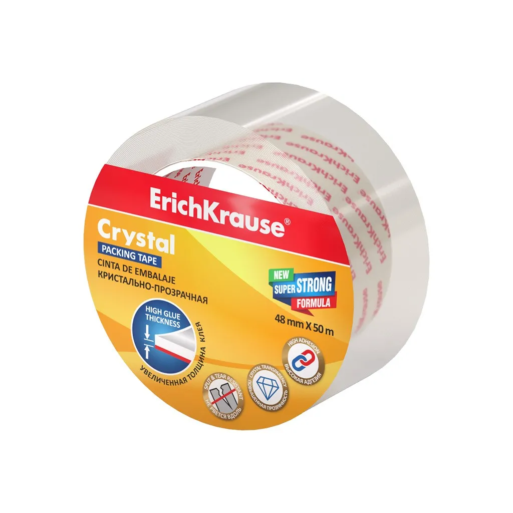 Nastro sigillante Erichkrause 48mmx50m - Resistente e durevole - Trasparente - immagine 1