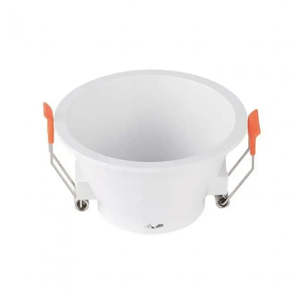 V-TAC Portafaretto LED da Incasso Rotondo GU10 con Sezione Rotonda Colore Bianco - immagine 1
