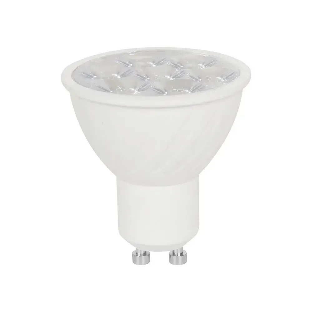 6W Gu10 Ripple Plastic Spotlight Colorcode:3000K 10'D - immagine 1