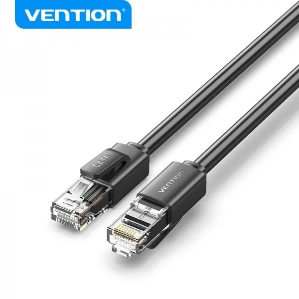 Cavo di rete patch Vention Cat.6 UTP - 15 m - Colore nero - immagine 1