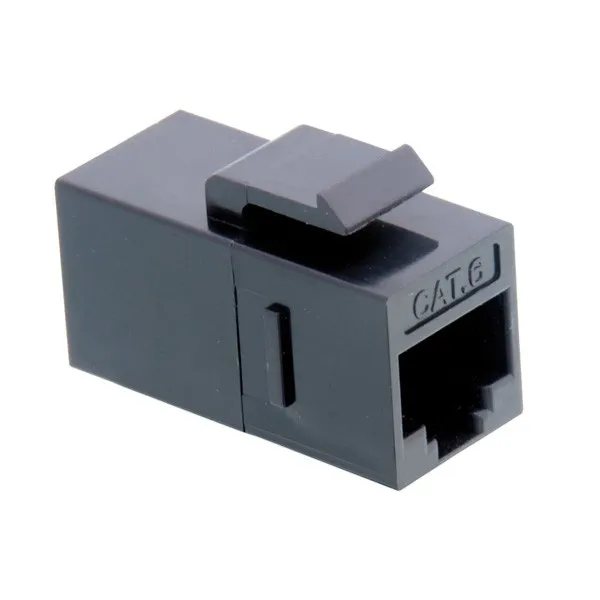Value Rj45 Connettore Keystone Cat.6 Class E Utp Nero - immagine 1