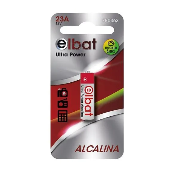 Batteria Alcalina Elbat 23A 12V - immagine 1