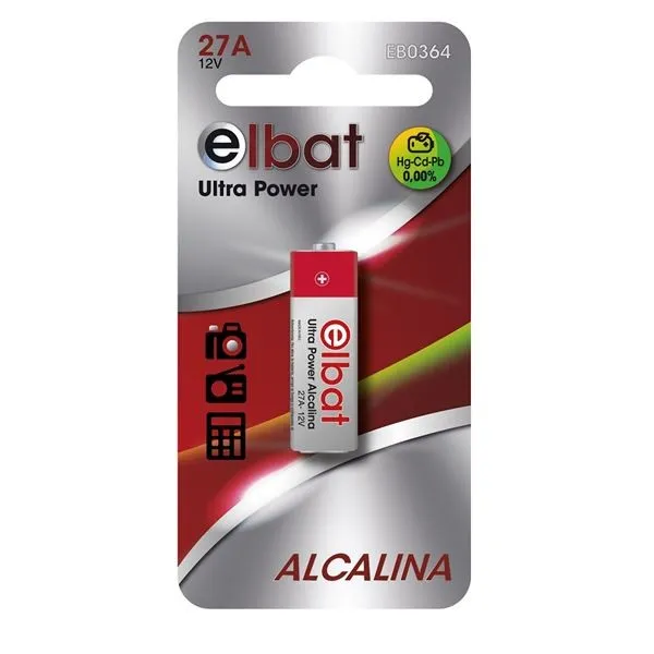 Batteria Alcalina Elbat 27A 12V - immagine 1