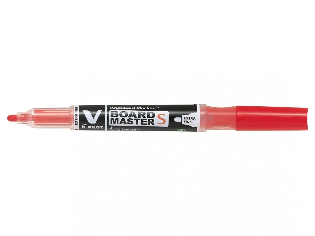 Pilot V-Board Master S evidenziatore Punta sottile Rosso - immagine 1