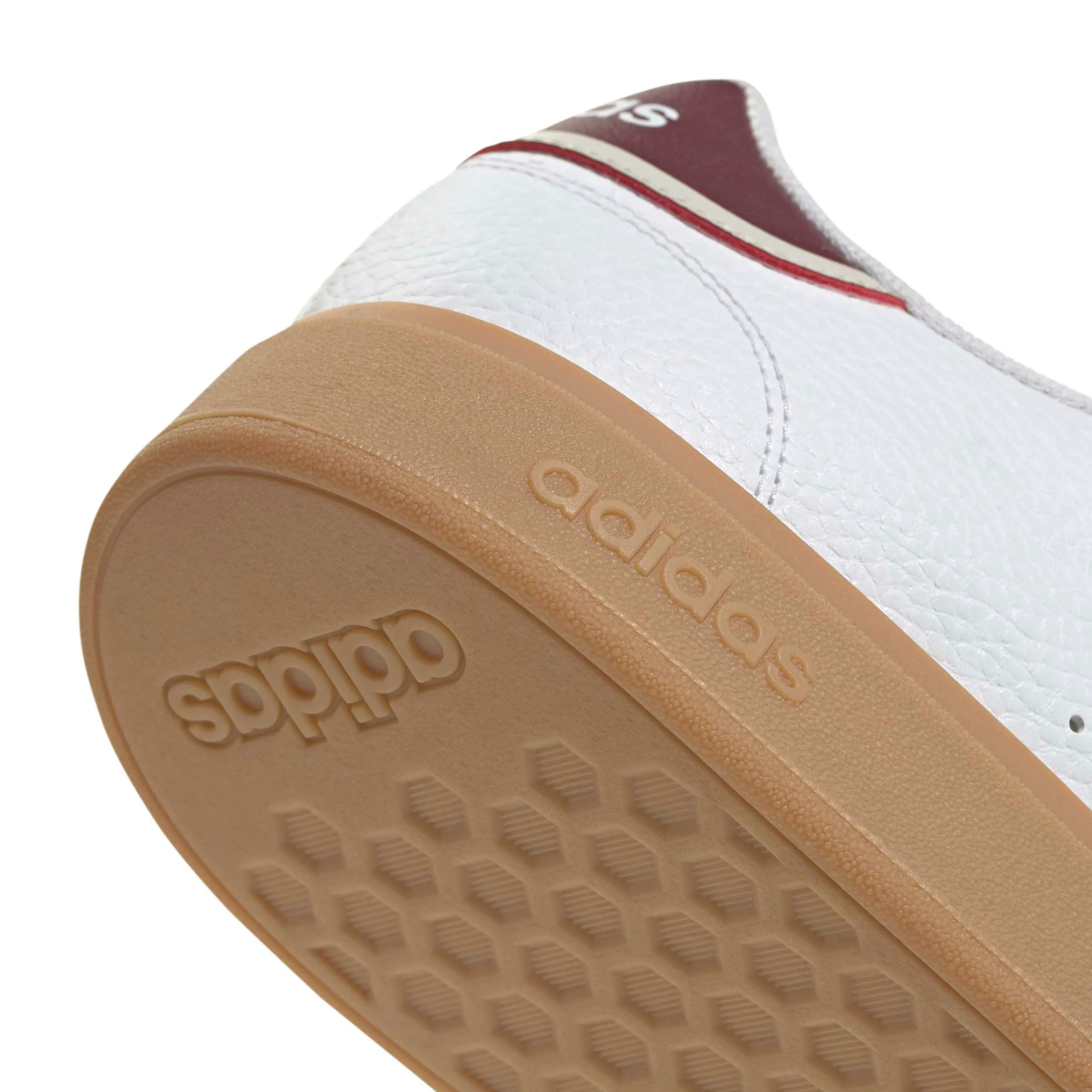 adidas Uomo Advantage Base 2.0 Shoes, Ftwr White/Ftwr White/Shadow Red, 40 EU - immagine 4