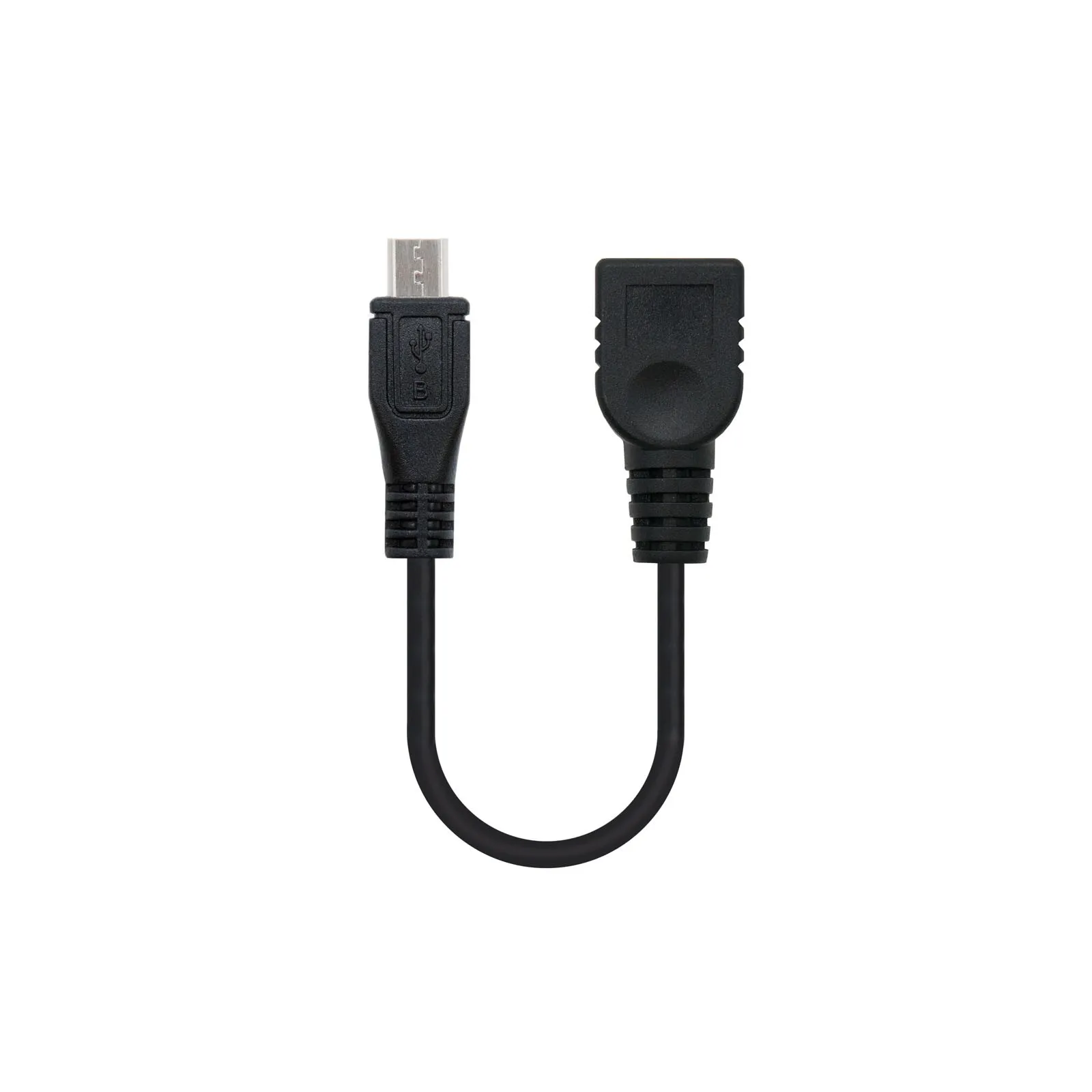 Nanocable 10.01.3500 cavo USB 015 m USB 2.0 Micro-USB B USB A Nero - immagine 1