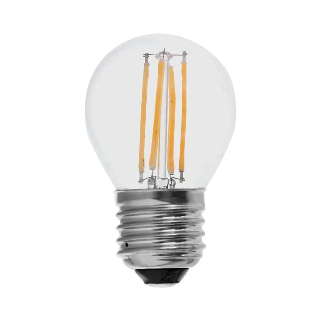V-TAC Lampadina LED E27 6W 100LM/W G45 Filamento 4000K - immagine 1