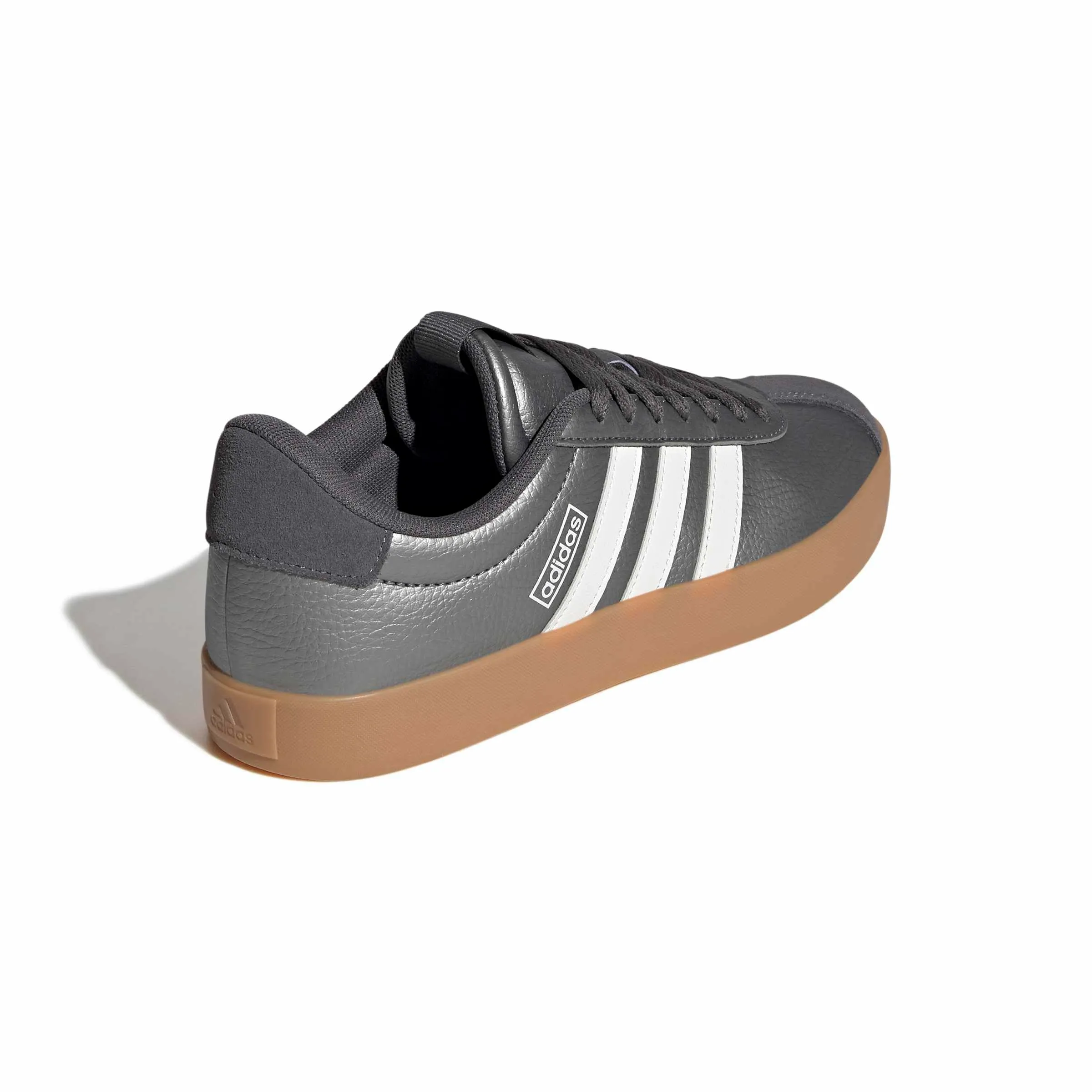 adidas Donna VL Court 3.0 Shoes, Iron Met./Core White/Grey Five, 40 2/3 EU - immagine 5