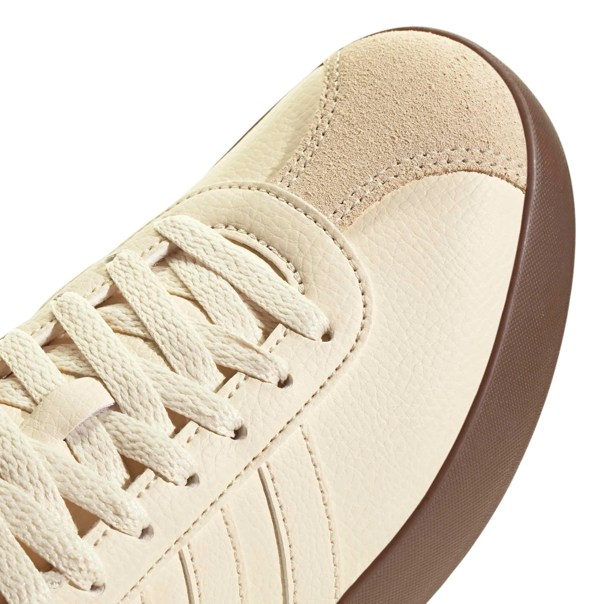 adidas Donna VL Court 3.0 Shoes, Wonder White/Wonder White/Gold Met., 37 1/3 EU - immagine 4