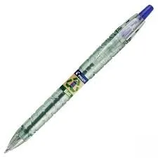 Pilot B2P Ecoball Penna a Sfera Retrattile BeGreen - Punta Rotonda 1mm - Linea 0.27mm - 86.64% Plastica Riciclata - Ricaricabile - Colore Blu - immagine 1