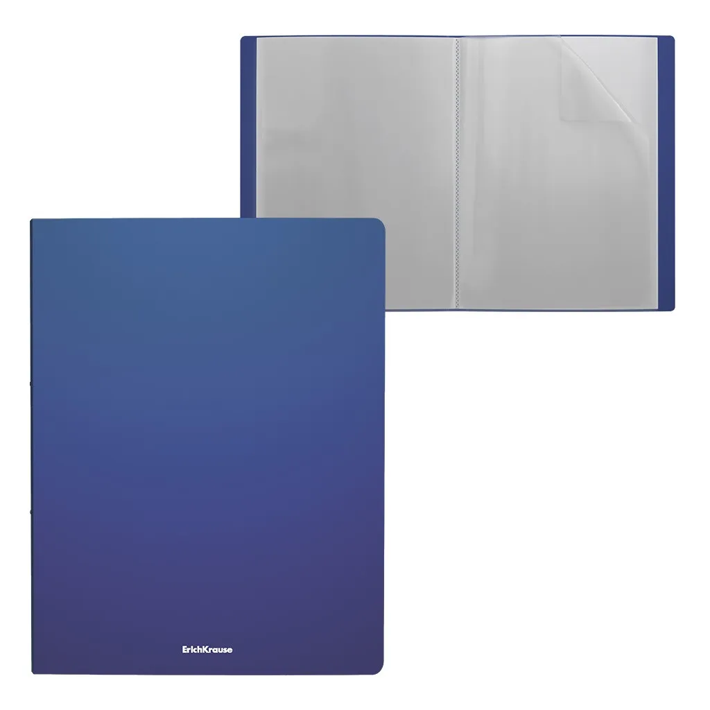 Cartelle Erichkrause con copertine Classic opache - 10 copertine - Formato A4 - Colore blu - immagine 1