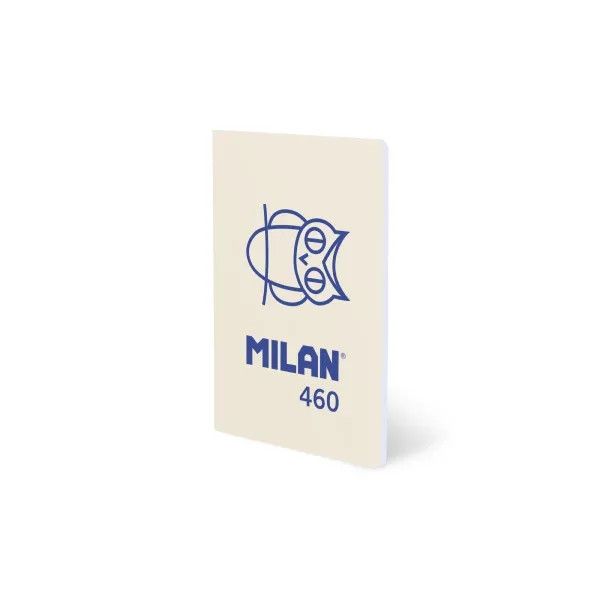 Milan 460 Dal 1918 - Quaderno formato A5 con rilegatura a punti metallici e 24 fogli bianchi da 95 g - Beige - immagine 1
