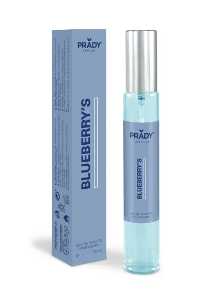 Profumo da uomo Prady al mirtillo - Flacone spray da 33 ml - immagine 1