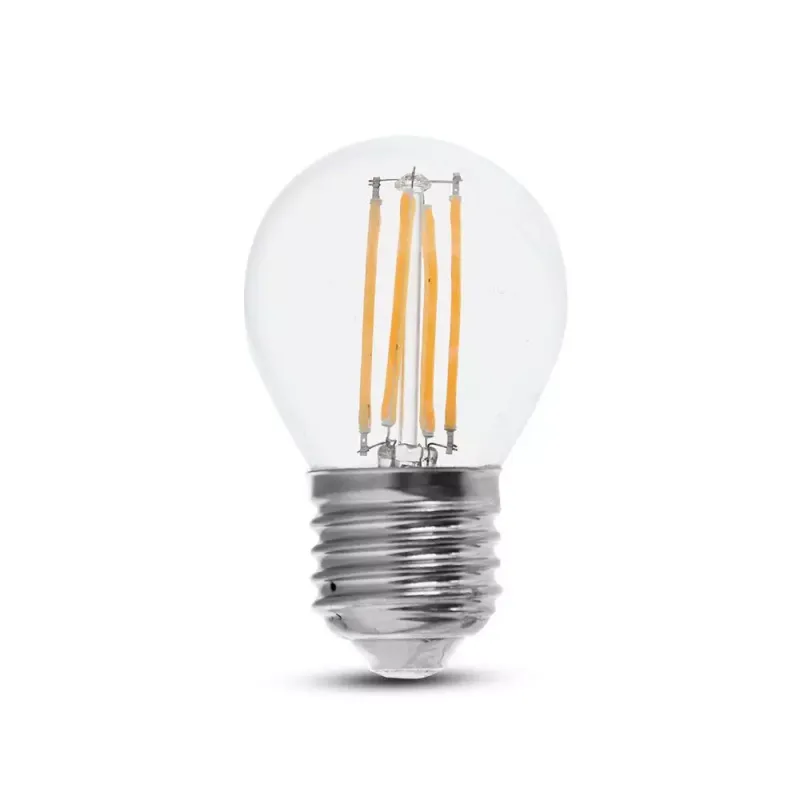 V-TAC Lampadina LED E27 6W 130LM/W G45 Filamento 6400K - immagine 1
