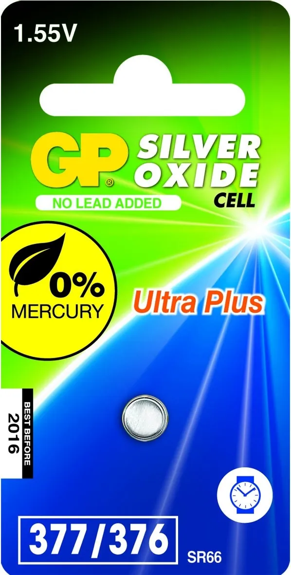 377F / 376 / Sr626Sw - Batteria Super Ossido D'Argento (Blister 1 Pezzo) - immagine 1