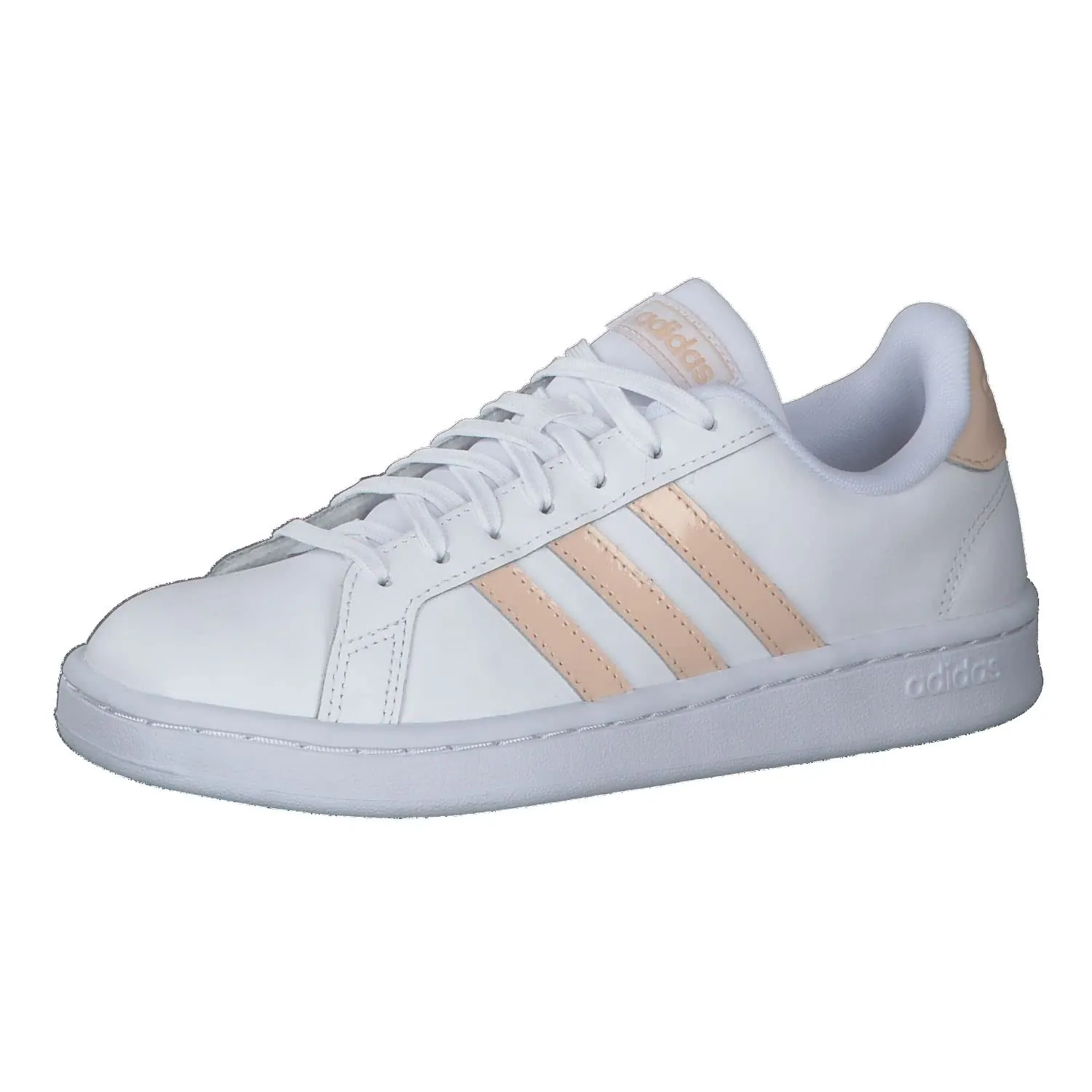 adidas Damen Grand Court Sneaker, Cloud White/Halo Blush/Cloud White, 37 1/3 EU - immagine 1