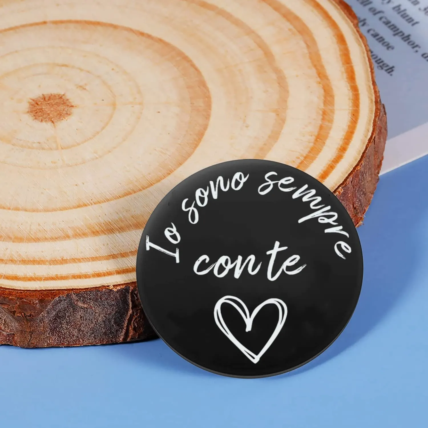 PulangRen Un Piccolo Abbraccio Portafortuna Portachiavi, Idee Regalo Donna Uomo, Portafortuna da Regalare-Io Sono Sempre Con Te-Amicizia Regali, Regali Natale per Famiglia Amici - immagine 2