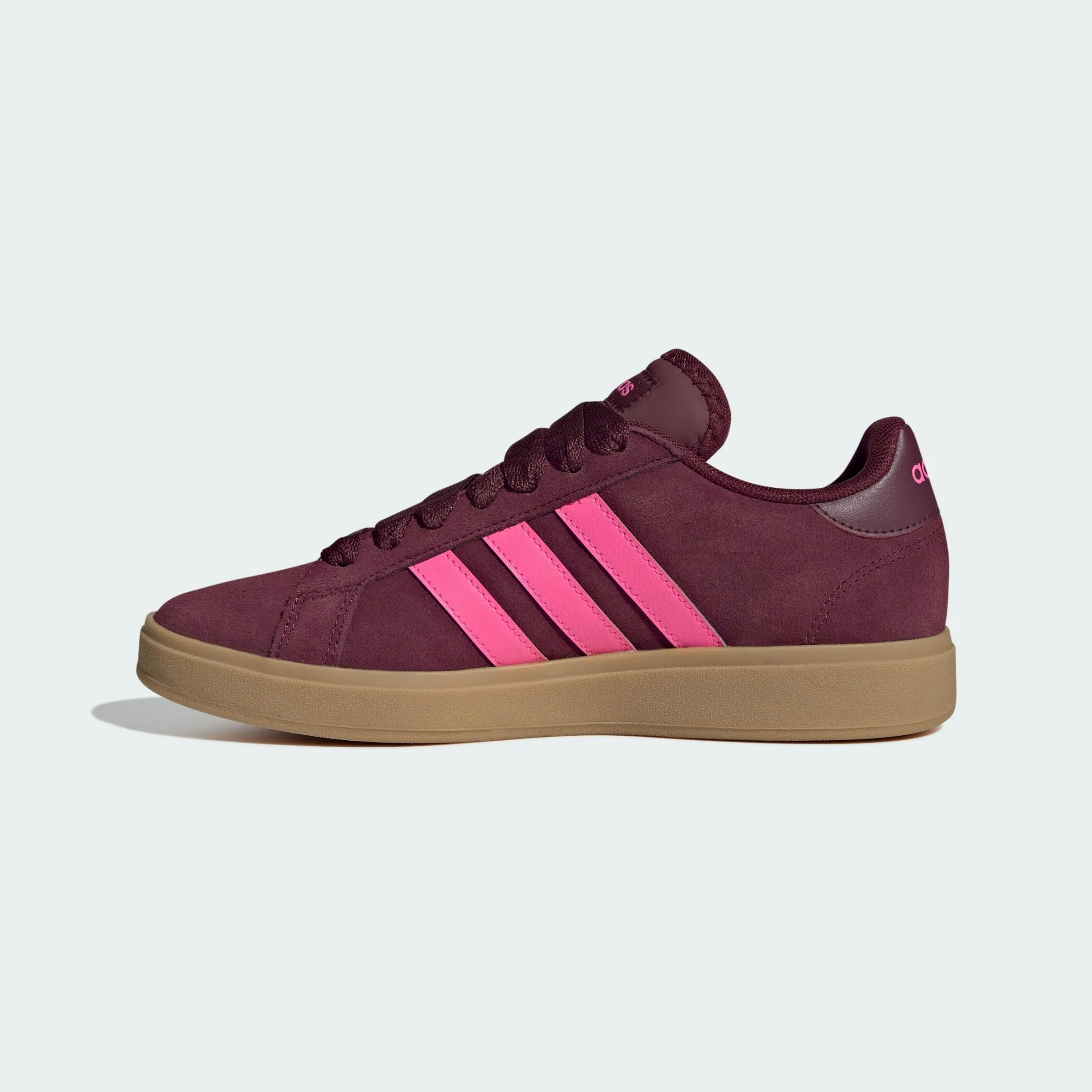 Adidas Donna Grand Court Base 00s Shoes, Shadow Red/Lucid Pink/Gum, 38 2/3 EU - immagine 4