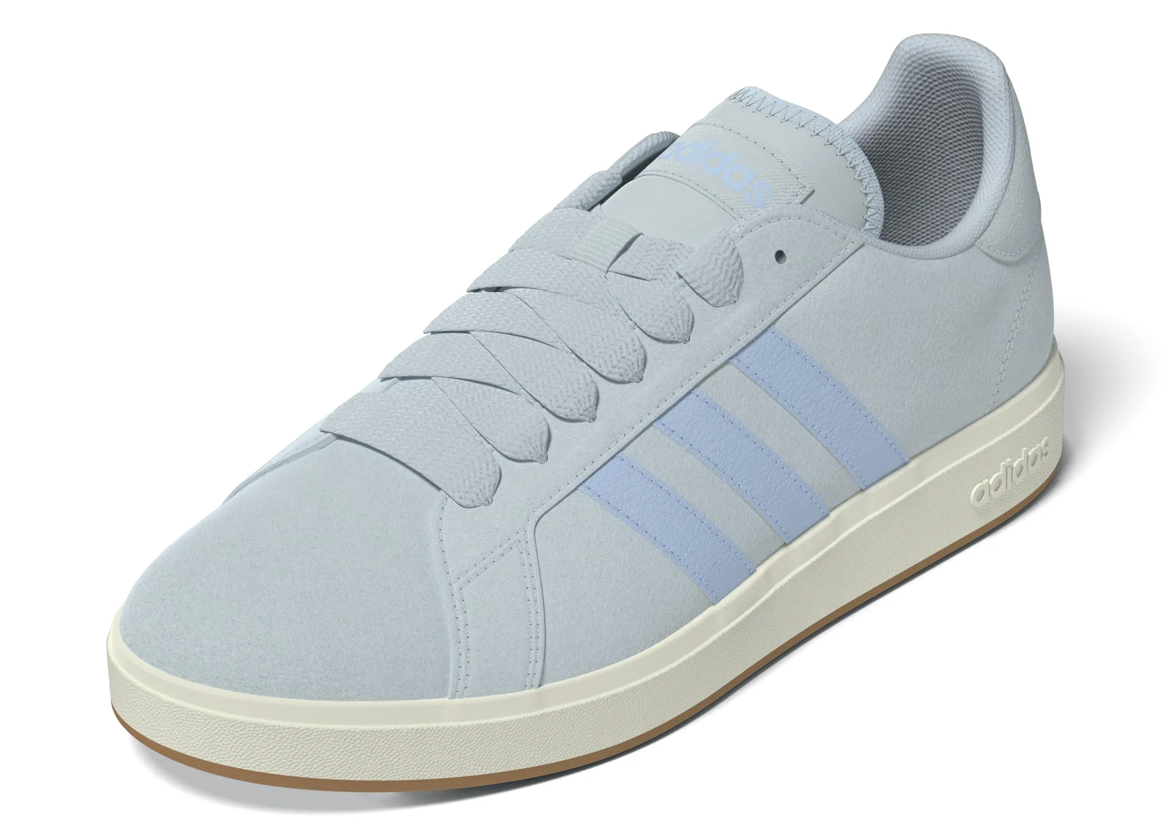 Adidas Donna Grand Court Base 00s Shoes, Halo Blue/Glow Blue/Chalk White, 40 EU - immagine 9