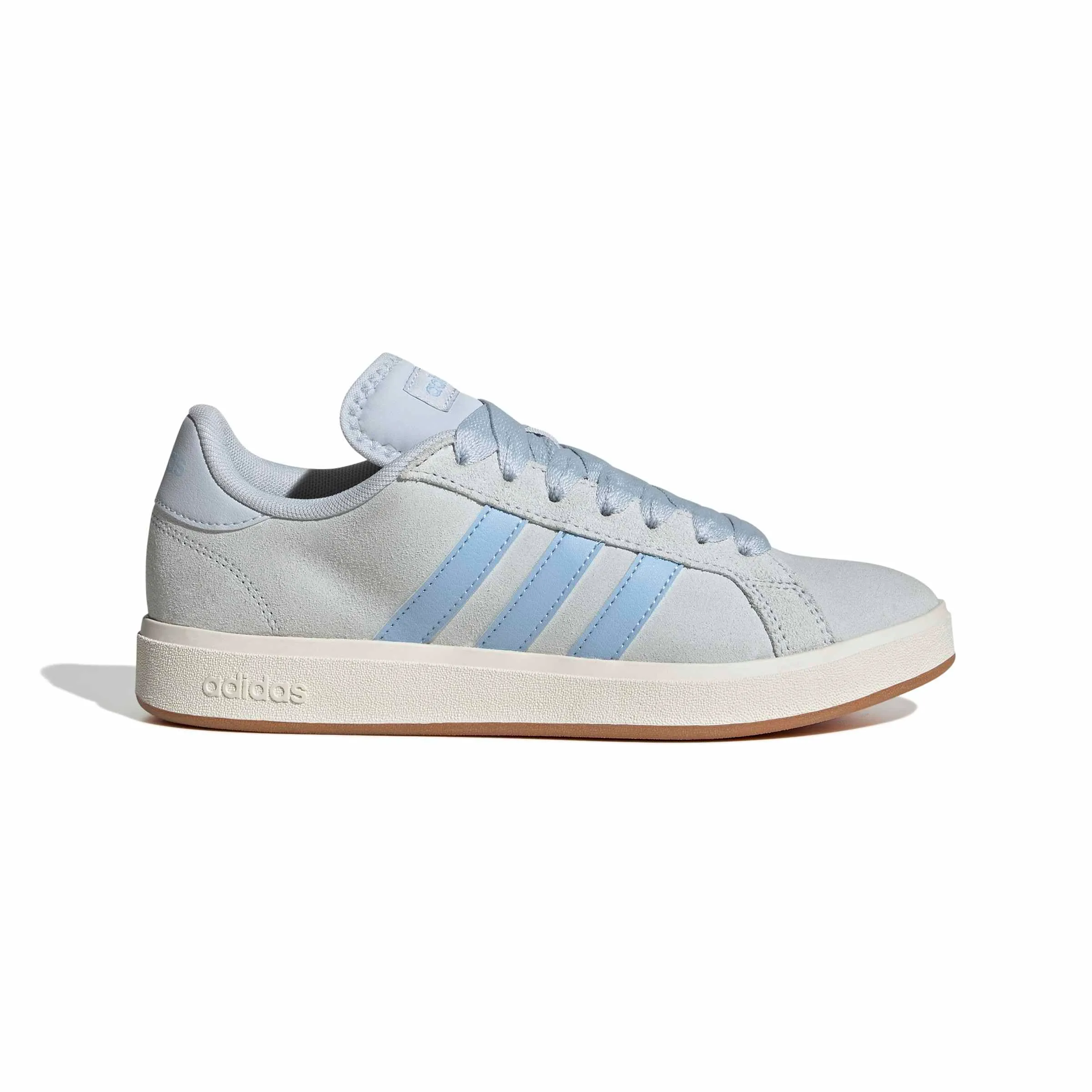 Adidas Donna Grand Court Base 00s Shoes, Halo Blue/Glow Blue/Chalk White, 40 2/3 EU - immagine 2