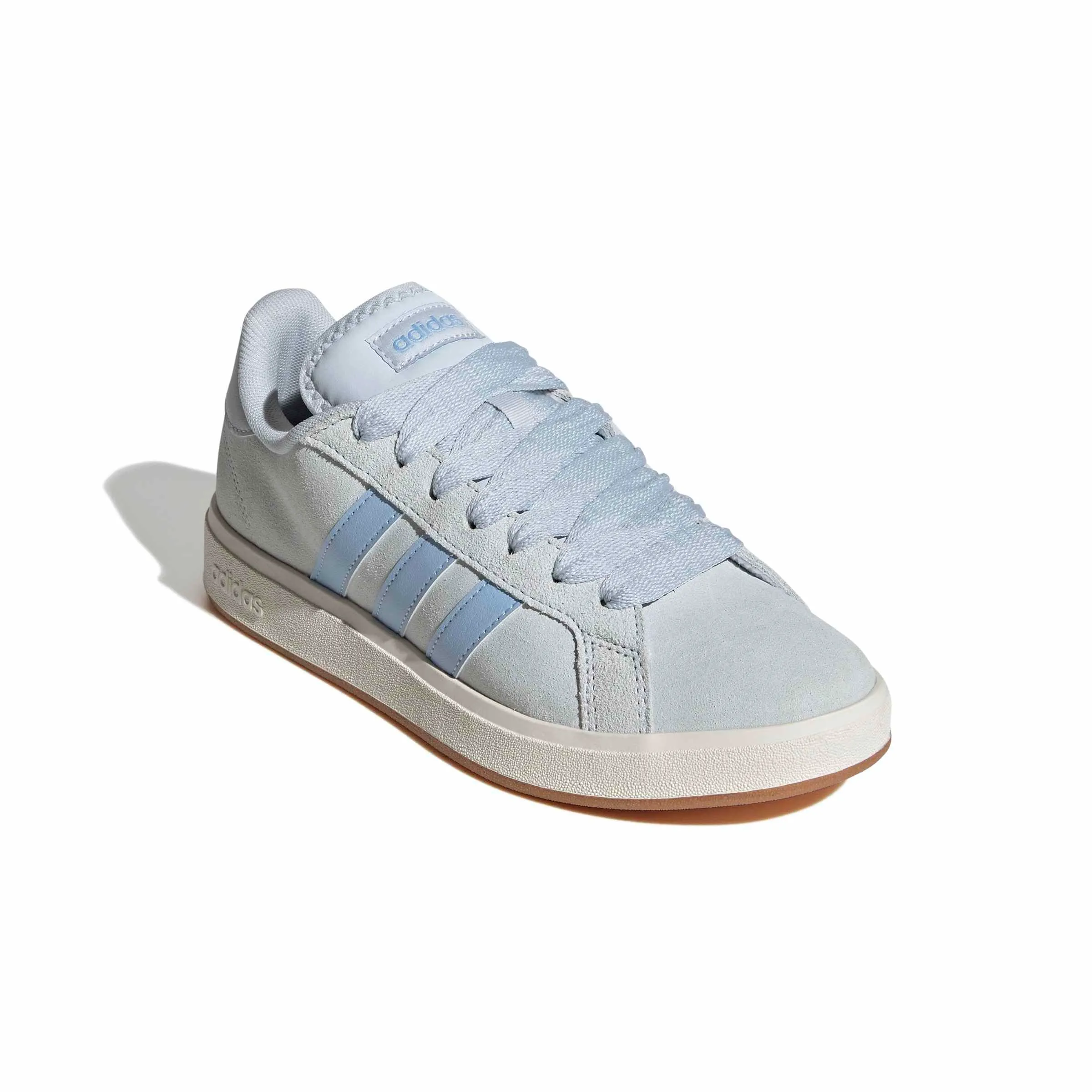 Adidas Donna Grand Court Base 00s Shoes, Halo Blue/Glow Blue/Chalk White, 40 2/3 EU - immagine 3