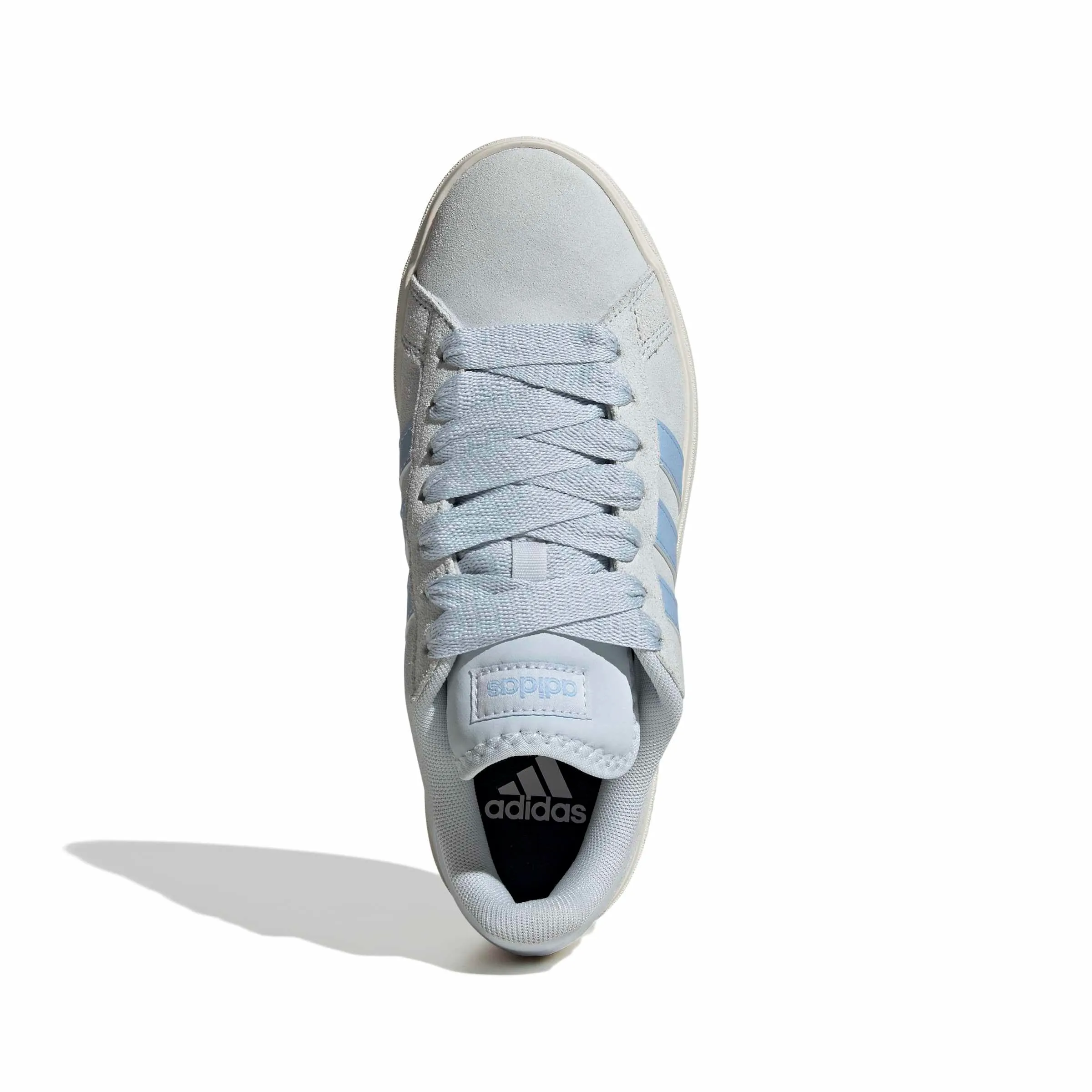 Adidas Donna Grand Court Base 00s Shoes, Halo Blue/Glow Blue/Chalk White, 40 2/3 EU - immagine 7