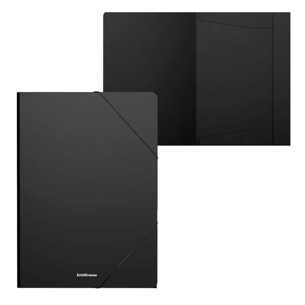 Cartelle con patta Erichkrause Matt Classic - A4 - Nero - immagine 1