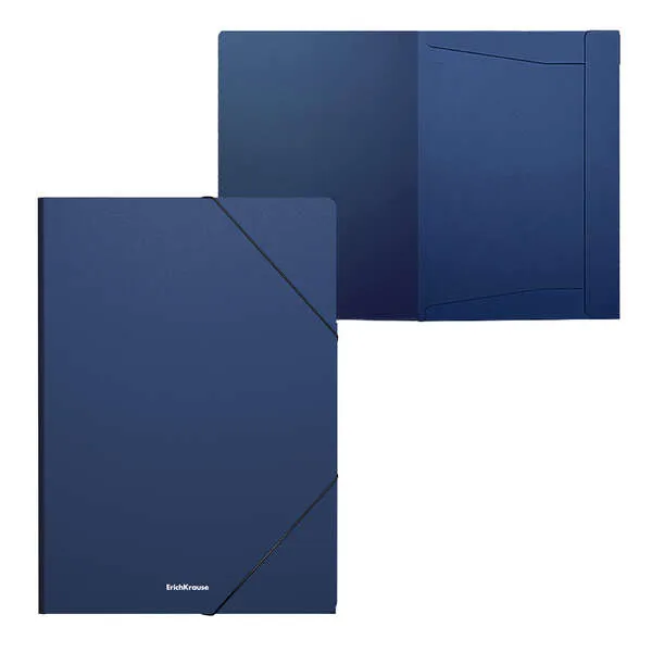 Cartelle con patta Erichkrause Matt Classic - Formato A4 - Colore blu - immagine 1