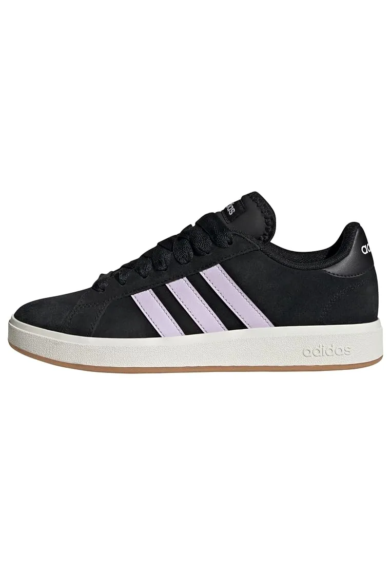 adidas Donna Grand Court Base 00S Shoes, Core Black/Ice Lavender/off White, 42 2/3 EU - immagine 1