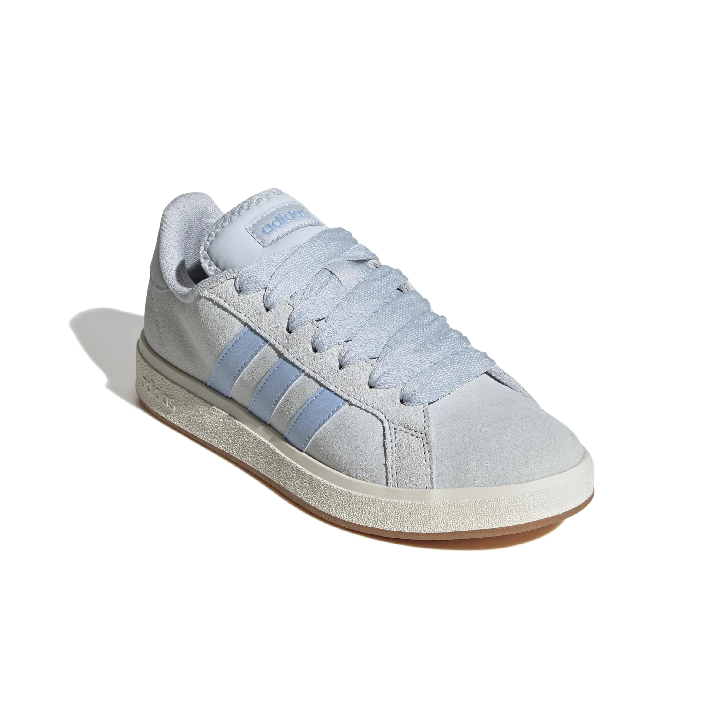 Adidas Donna Grand Court Base 00s Shoes, Halo Blue/Glow Blue/Chalk White, 36 2/3 EU - immagine 3