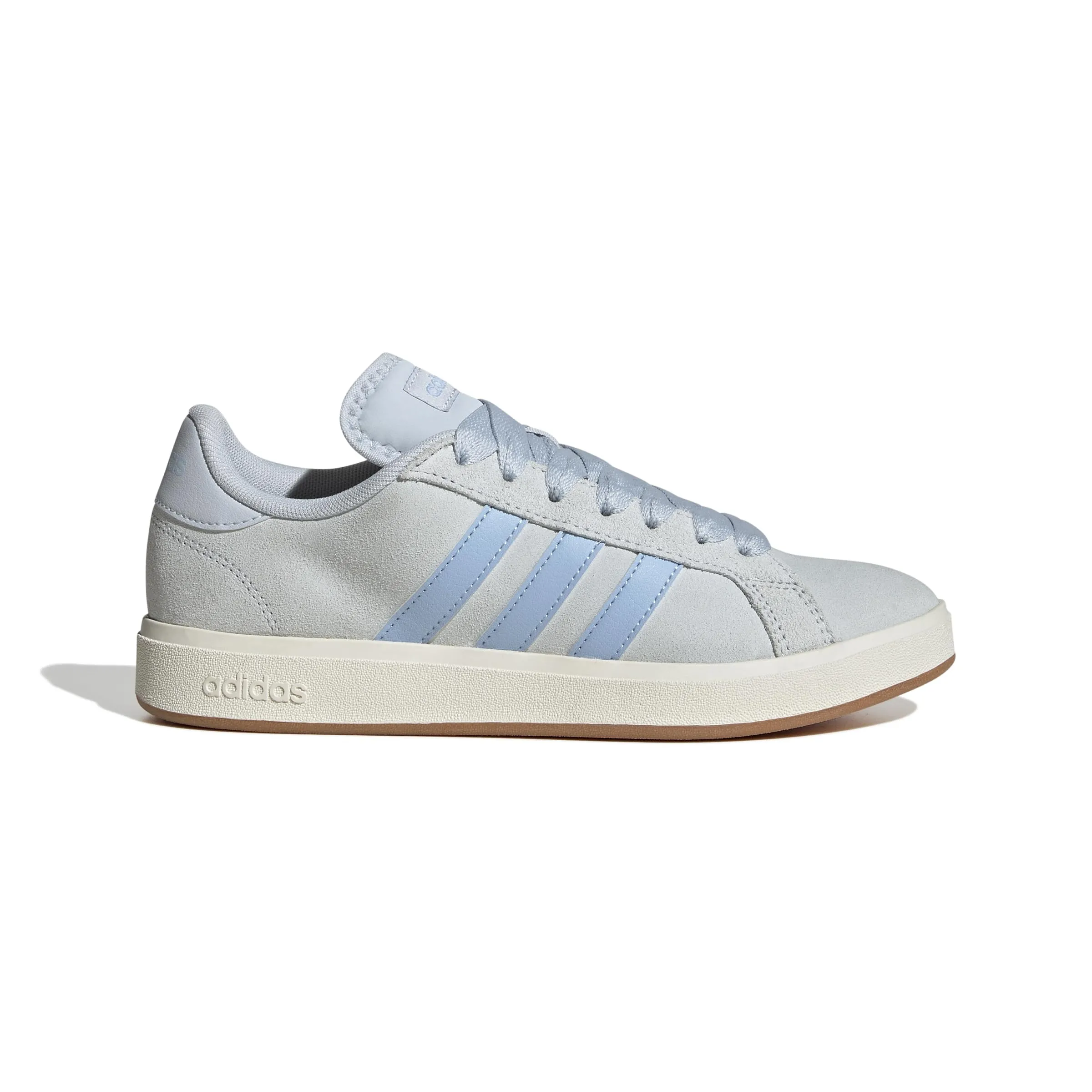 Adidas Donna Grand Court Base 00s Shoes, Halo Blue/Glow Blue/Chalk White, 38 EU - immagine 2