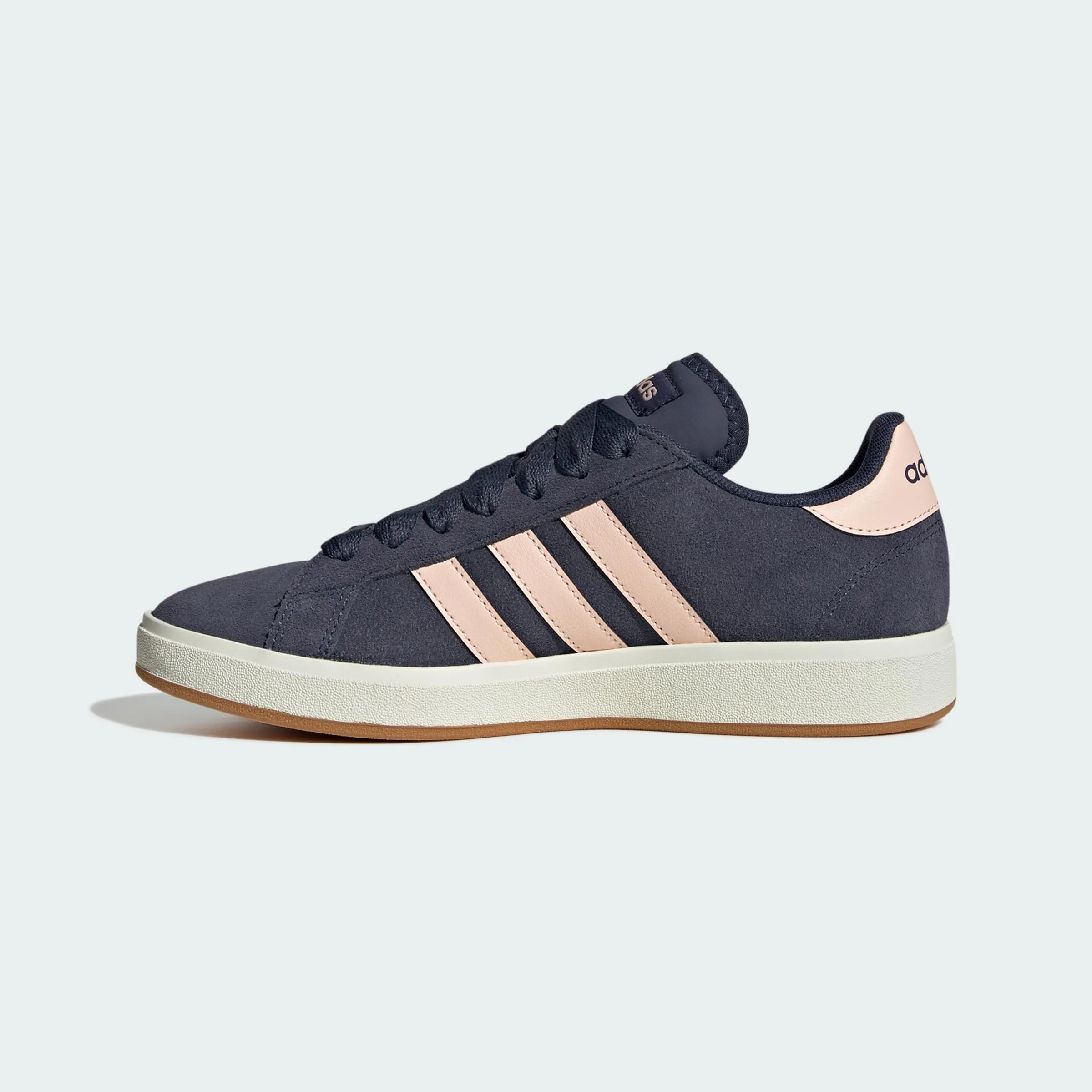 adidas Donna Grand Court Base 00s Shoes, Shadow Navy/Blush pink/GUM10, 37 1/3 EU - immagine 3